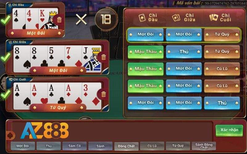 Hướng dẫn luật chơi bài Mậu Binh online chi tiết nhất Hướng dẫn luật chơi bài Mậu Binh online chi tiết nhất