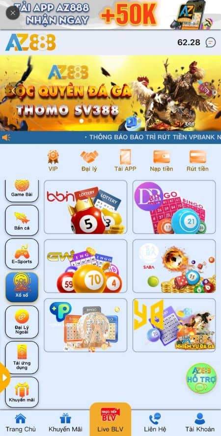 Truy cập vào mục Xổ Số và chọn sảnh cược Truy cập vào mục Xổ Số và chọn sảnh cược