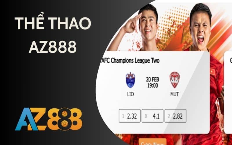 Thể thao AZ888 mang đến hàng nghìn trận đấu đặt cược Thể thao AZ888 mang đến hàng nghìn trận đấu đặt cược